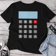 Calculator Costume Carnival Maths Teacher Maths T-shirt Frauen Lustige Geschenke
