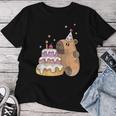 Capybara Cake Happy Birthday Animal Rodent Boy Girl Child T-shirt Frauen Lustige Geschenke