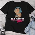 Capybara Gamer Gaming Girls' T-shirt Frauen Lustige Geschenke