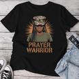 Christian Camo Girl Hat Jesus God Black Prayer Warrior Women T-shirt Unique Gifts