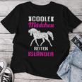 Cool Girls Riding Icelandic Horse T-shirt Frauen Lustige Geschenke