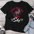 Coole Mädchen Fahren Ski Wintersport Skifahrerin Fan T-shirt Frauen Lustige Geschenke