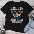 Cute Lollie Of The Birthday Princess Unicorn Mom Mother Women T-shirt Funny Gifts
