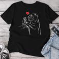 English Bulldog Love Bully Woman T-shirt Frauen Lustige Geschenke