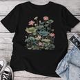 Fleur De Lotus Botaniqueintage Pour Fille T-shirt femme Cadeaux drôles