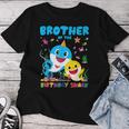 Brother Of The Birthday Family Shark Birthday Boy Girl Women T-shirt Funny Gifts