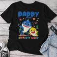 Daddy Of The Birthday Family Shark Birthday Boy Girl Women T-shirt Funny Gifts