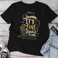 Line Dance It's Line Dance Time Bottes Western T-shirt femme Cadeaux drôles