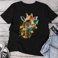 Giraffe Sonnenbrille Urlaub Sonne Natur Urlauber Dschungel T-shirt Frauen Lustige Geschenke