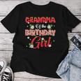 Grandma Of The Birthday Girl Strawberry Berry Sweet One Two Women T-shirt Funny Gifts