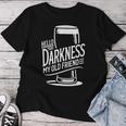 Hello Darkness My Old Friend Age Beer Stout Beer Lover T-shirt Frauen Lustige Geschenke