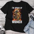 I'm Afraid Of Cringe Skeleton Camiseta de mujer Regalos divertidos