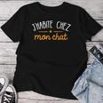 J'habite Chez Mon Chat Cadeau Homme Humour Drôle T-shirt femme Cadeaux drôles
