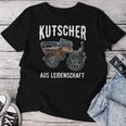 Kutscher Aus Leidenschaft Horse-Drawn Carriage Driving T-shirt Frauen Lustige Geschenke