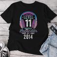 Level 11 Jahre Mädchen Geburtstag Gamer Girl Zockerin 2014 T-shirt Frauen Lustige Geschenke