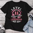 Level 11 Years Girl's Birthday Gamer Girl Gamer 2014 T-shirt Frauen Lustige Geschenke