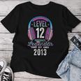 Level 12 Years Girl's Birthday Gamer Girl Gamer 2013 T-shirt Frauen Lustige Geschenke