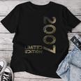 Limited Edition Jahrgang 2007 Junge Mädchen 18 Geburtstag T-shirt Frauen Lustige Geschenke