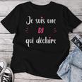Musique Métier Super Dj Qui Déchire Animatrice Dj T-shirt femme Cadeaux drôles