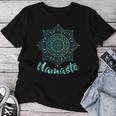 Namaste Lotus Flower Spiritual Yoga Om Camiseta de mujer Regalos divertidos