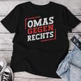 Omas Gegen Rechts Antirassismus T-shirt Frauen Lustige Geschenke