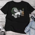 Panda Arabic Hookah Nargileh Shisha Panda Bear T-shirt Frauen Lustige Geschenke