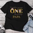 Papa Little Miss Onederful Birthday Party 1 Year Old Girl T-shirt Frauen Lustige Geschenke