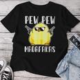 Pew Pew Madafakas Crazy Chicken Gun Regalos Divertidos Camiseta de mujer Regalos divertidos