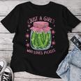 Pickle Just A Girl Who Loves Pickles Food Lover Women T-shirt Funny Gifts