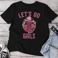 Pink Cowboy Hat Boots Let's Go Girls Western Cowgirls T-shirt Frauen Lustige Geschenke