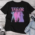 Retro Taylor First Name Personalized Birthday Girl Party Women T-shirt Funny Gifts