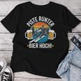 Slope Down Beer High Skier Skiing Winter Holiday T-shirt Frauen Lustige Geschenke