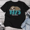 Sloth Birth Year 1975 Birthdayintage 1975 T-shirt Frauen Lustige Geschenke