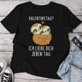 Valentine's Day Ich Liebe Dich Jeden Tag Sloth Couple T-shirt Frauen Lustige Geschenke