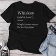 Vintage Whiskey Drinkers Definition Of Whisky Camiseta de mujer Regalos divertidos