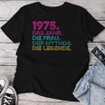 Women's Birthday intage 1975 Woman Myth Legend T-shirt Frauen Lustige Geschenke