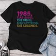 Women's Birthday intage 1985 Woman Myth Legend T-shirt Frauen Lustige Geschenke