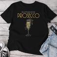 Women's Blood Group Prosecco Prosecco Prosecco T-shirt Frauen Lustige Geschenke