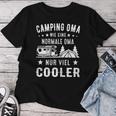 Women's Camping Grandma Wie Eine Normal Oma Nuriel Cooler T-shirt Frauen Lustige Geschenke