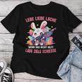 Women's Lebe Liebe Lache Wenn Das Nicht Hilft Laden Ziele Shooting T-shirt Frauen Lustige Geschenke