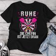 Women's Rest Die Chefin Ist Jetzt Dran Darts Dartter Women's Dart T-shirt Frauen Lustige Geschenke