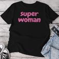 Women's Super Woman T-shirt Frauen Lustige Geschenke