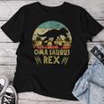 Women'sintage Omasaurus Grandma Cool Retro Grandma Dinosaur T-shirt Frauen Lustige Geschenke