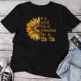 In A World Of Grandmas Be A Yia Yia Greece Greek Grandma Women T-shirt Unique Gifts