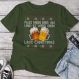 Fass Mein Beer An Und Es Wird Dein Last Christmas Xmas Beer T-shirt Frauen Lustige Geschenke