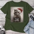 Christmas Outfit Women's Raccoon T-shirt Frauen Lustige Geschenke