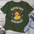 Duck Christmas Saying Reindeer War Ausverkauft T-shirt Frauen Lustige Geschenke