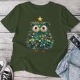 Girls Boys Owl Pyjamas Christmas Lights T-shirt Frauen Lustige Geschenke