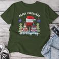 Glass Red Wine Gnome Christmas T-shirt Frauen Lustige Geschenke