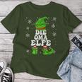 Grandma Elf Women's Grandmother Elf Christmas T-shirt Frauen Lustige Geschenke